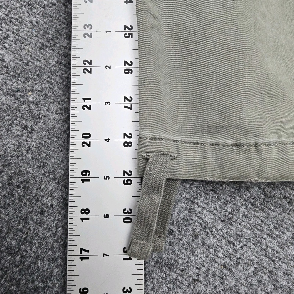 American Eagle Paratrooper Cargo Pants Mens 29x30 (30x29) Green Flex Military - Picture 9 of 11